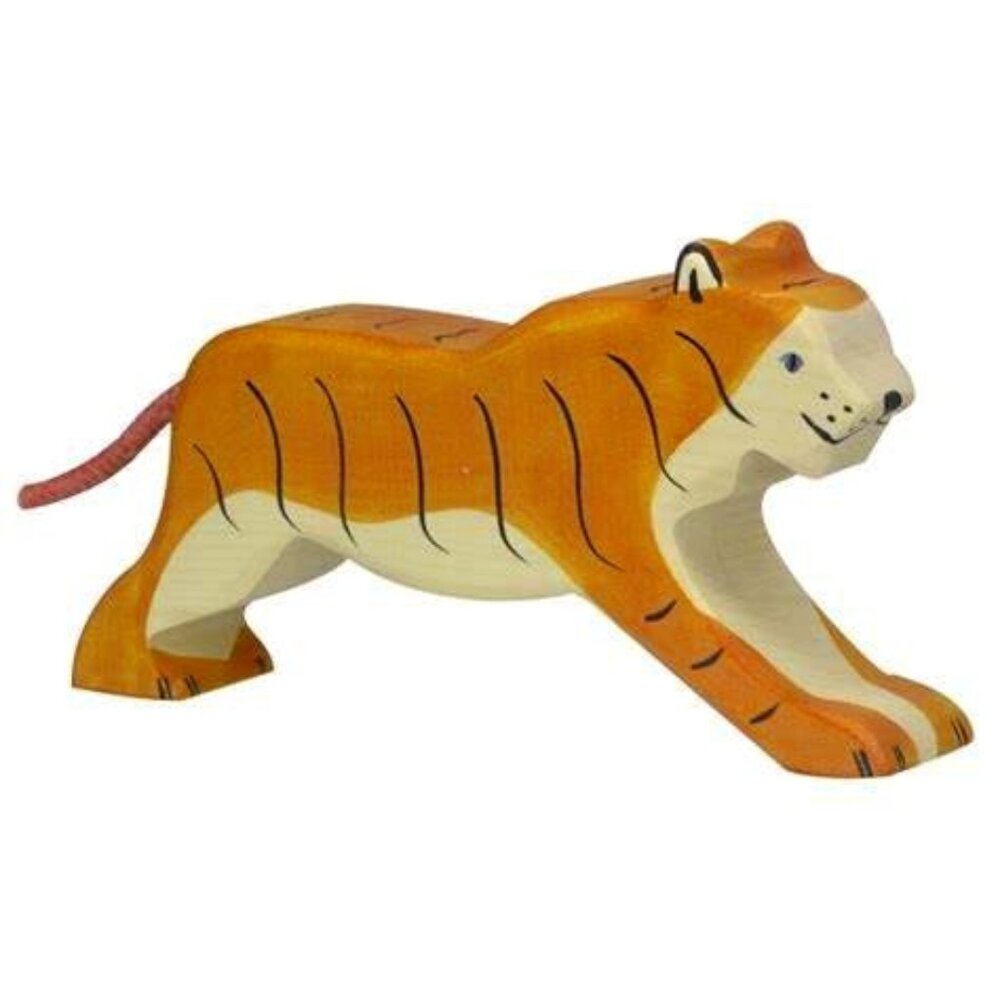 NWT Holztiger Wooden Toys Tiger